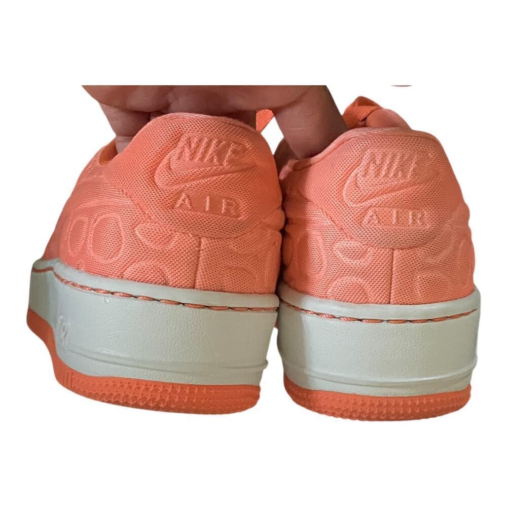 Nike Air Force 1 Upstep SE Atomic Pink Quilted Low Womens US 7.5 844877-600 - Picture 4 of 12